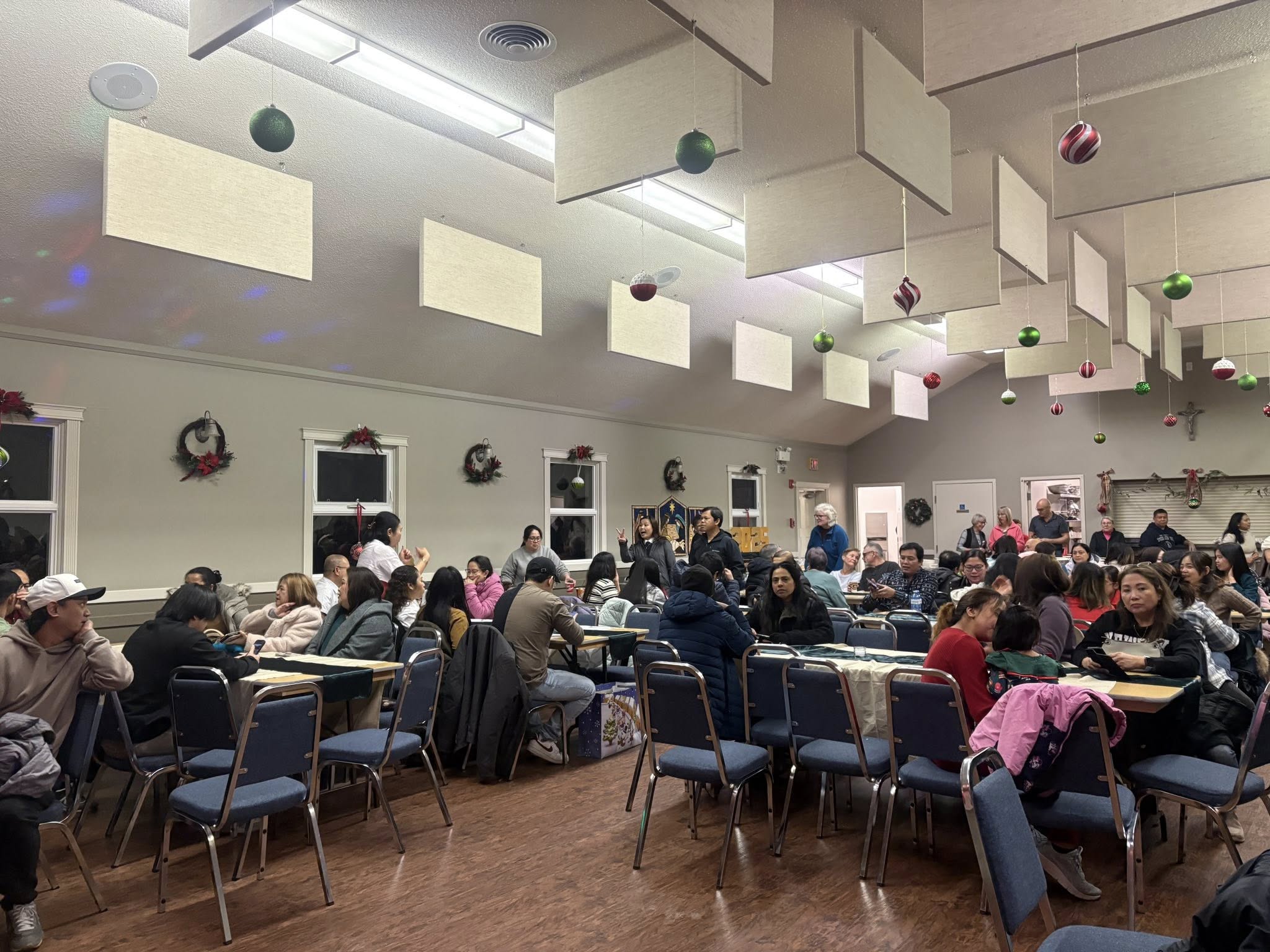 Community gathering at the ABBEY-LANCER/PORTREEVE PASTORAL CHARGE
